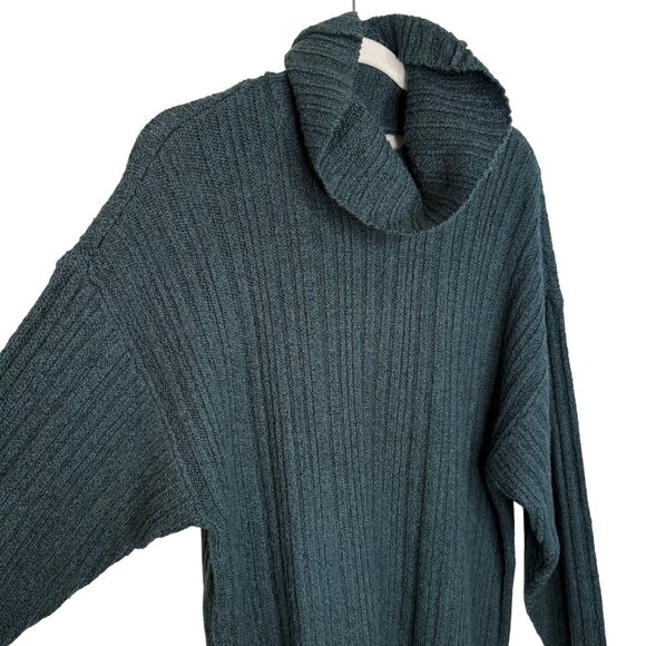 Cabi #3885 Tryst Pullover Dark Teal Cowl Neck Sweater, M - Picture 3 of 7